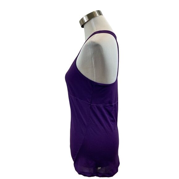 Fabletics Purple Racerback Tank Top One Side‎ Cincher Size Large - Picture 4 of 8